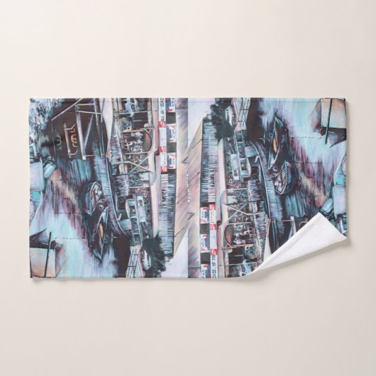 Prelude de soufre à Dusk, Jaffe, Israël (Serviette à main)