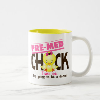 Premed Chick 3 Tweekleurige Koffiemok