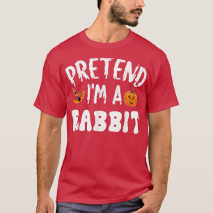 Premediate Im A Rabbit Halloween Costume Mannen Wo T-shirt