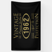  premie 1962 60e verjaardag spandoek (Verticaal)