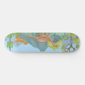 Premie op het eiland Dinosaur Skateboard (Horizontaal)