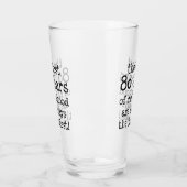 Premier 80 ans d'enfance 80e anniversaire verre (Gauche)