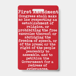 Premier amendement Passe-Presse Badge