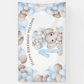 Premier anniversaire Automne Elephant Boy Bannière (Vertical)