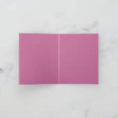 Premier anniversaire Carte de typographie (Intérieur)