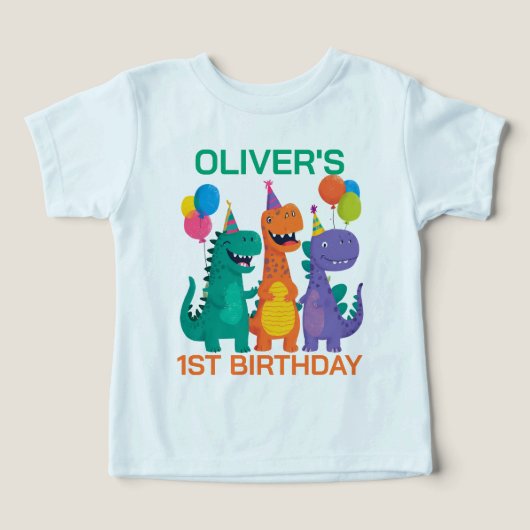 Premier anniversaire de Little Dino (Design Recto)