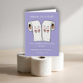 Premier anniversaire de mariage Papier cartes amus