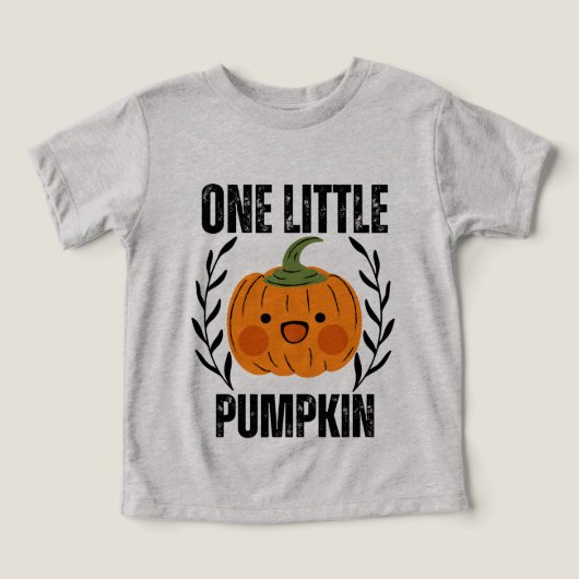 Premier anniversaire d'un bébé petit Citrouille (Design Recto)