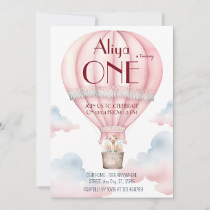 Premier anniversaire Invitation Dream monde