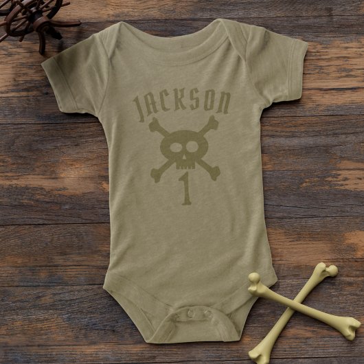 Premier anniversaire mignon Pirate Bodysuit bébé b