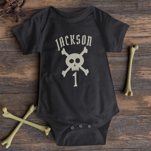 Premier anniversaire mignon Pirate Bodysuit bébé b