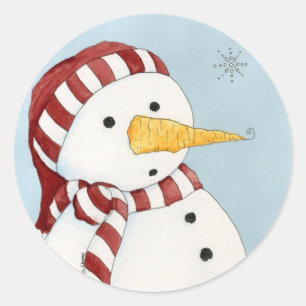 Premier autocollant de flocon de neige