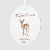 Premier bébé cerf de Noël (devant)