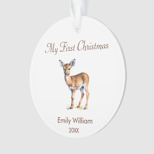 Premier bébé cerf de Noël (devant)