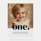 Premier Bithday Photo Acrylique Connexion Brown &  (Recto)