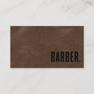 Premier Brown Nepalleer Barbier Visitekaartje