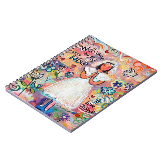 Premier carnet de journal de fille de communion (Côté gauche)