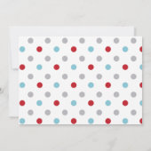 Premier carte de remerciements d'anniversaire (Dos)