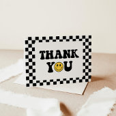 Premier Carte de remerciements d'anniversaire, un 