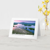 Premier carte photo de falaise (Fleur jaune)