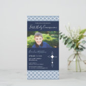 Premier Carte photo de la Communion - Invitation d (Debout devant)