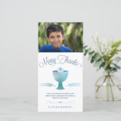 Premier carte photo de Merci de communion - (Debout devant)