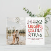 Premier Carte photo de Noël (Debout devant)