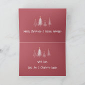 Premier Carte photo de Noël du bébé avec nom (Intérieur)
