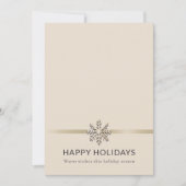 Premier Carte photo de vacances pour mariés élégan (Devant)