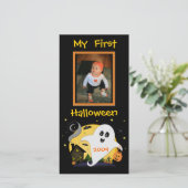 Premier Carte photo personnalisé Halloween (Debout devant)