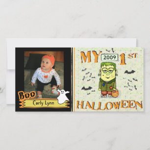 Premier Carte photo personnalisé Halloween