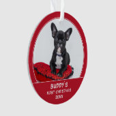 Premier Chiot Noël Personnalisé Animaux de Compagn (devant)