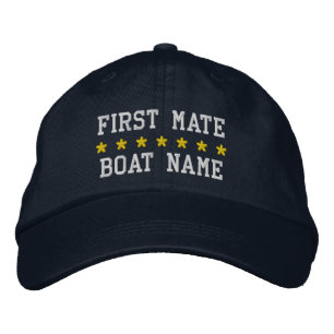 Premier compagnon nautique votre casquette bleu de