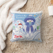 Premier coussin de Noël du petit-fils mignon (Couverture)