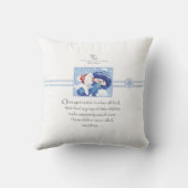 Premier coussin de Noël du petit-fils mignon (Verso)