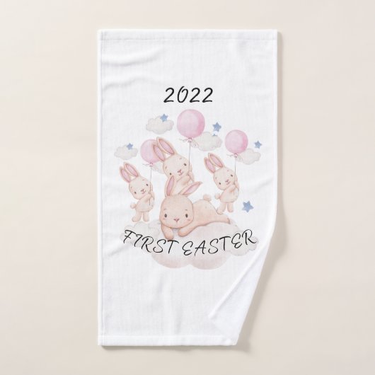 Premier coussin de Pâques pour bébé (Serviette à main)