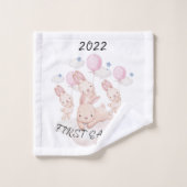 Premier coussin de Pâques pour bébé (Gant de toilette)