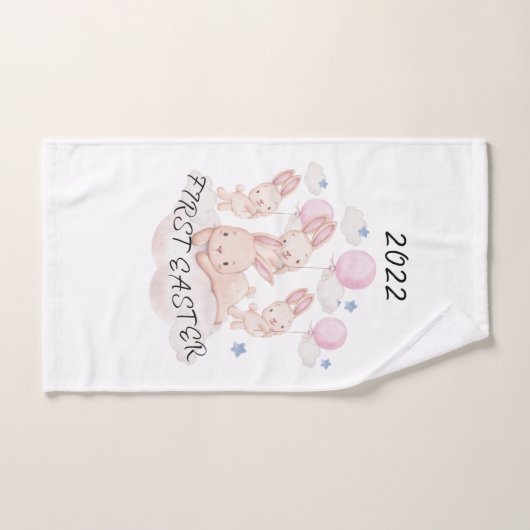 Premier coussin de Pâques pour bébé (Serviette à main)