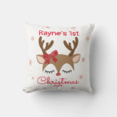 Premier Coussin des rennes de Noël (Recto)