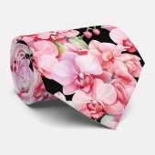 Premier Cravate officiel de l'orchidée rose (Roulé)