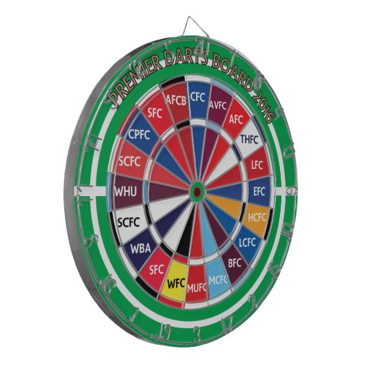 Premier Darts Board 2016 - Doelpraktijk Dartbord (Voorkant Links)