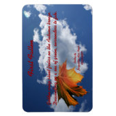 Premier déchiré Magnet d'automne (Vertical)