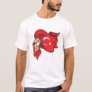 Premier drapeau national de la Turquie T-shirt