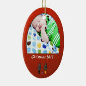 Premier ęr ornement de Noël du bébé (Droite)