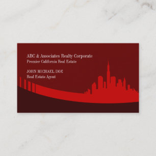 Premier Estate Red - aangepaste Visitekaartjes