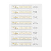 Premier étiquette de adresse de communion (Feuille)