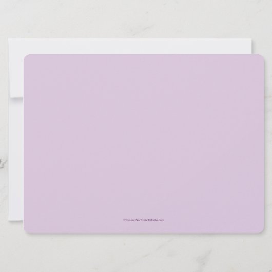 Premier Faire-part de communion pour fille (Dos)