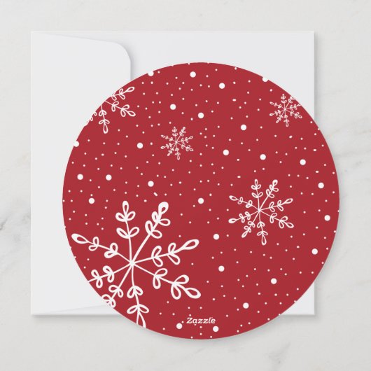 Premier Faire-part de naissance de Noël du bébé (Dos)