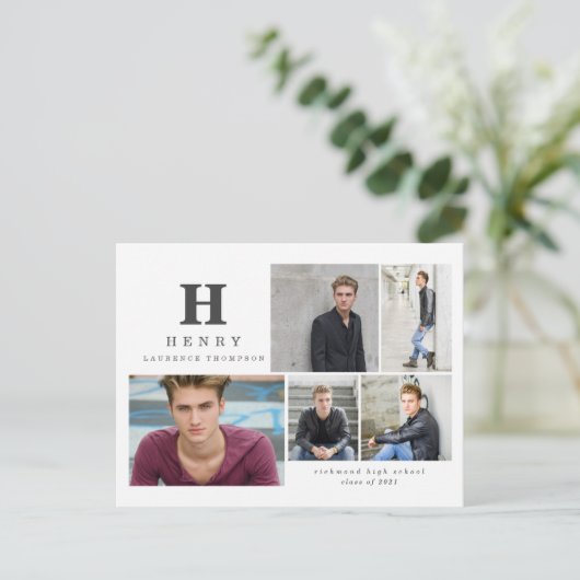 Premier faire-part multi-photo (Debout devant)