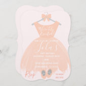 PREMIER INVITATION D'ANNIVERSAIRE (Devant / Derrière)